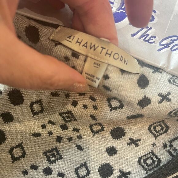 41 Hawthorn Reversible Sleeveless Dress – Geometric Print (Size xxL, NWOT) - Picture 5 of 9